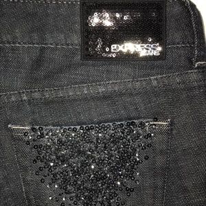 NWT🖤Express Stella Boot Cut Jeans🖤 Short Length